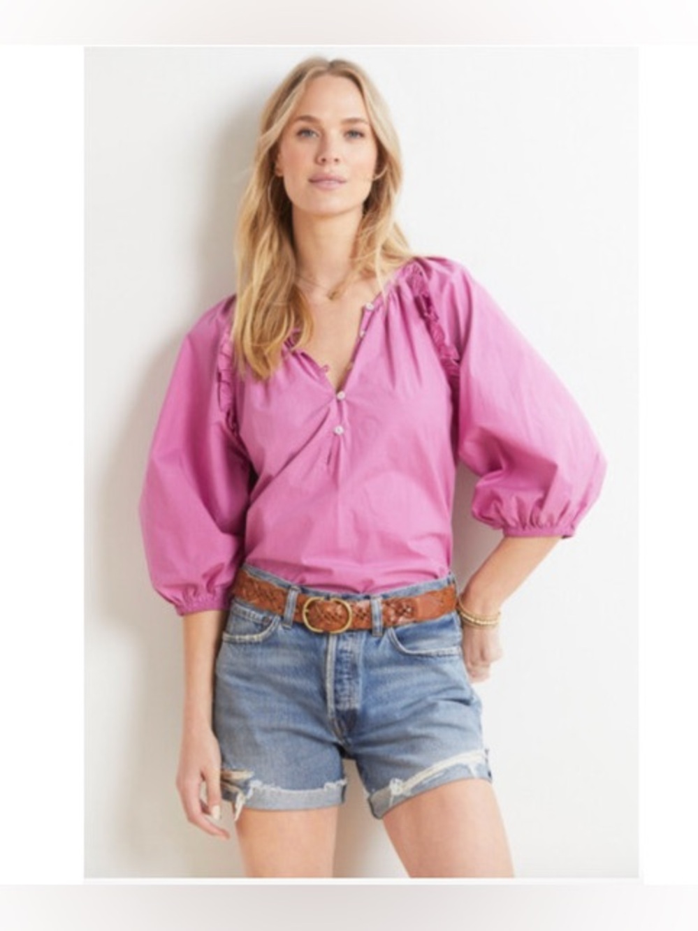 NWOT Cleobella Jess Puff Sleeve | size smal